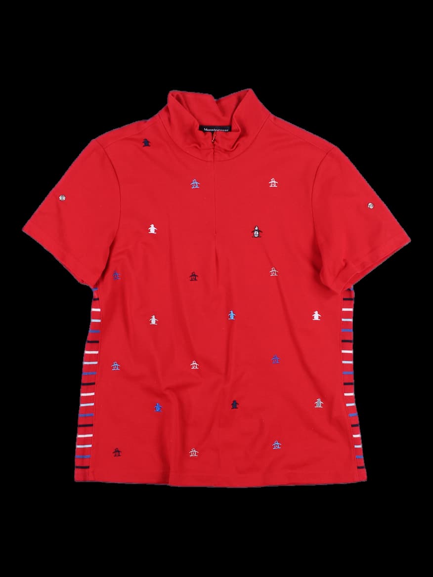 여성 반팔 카라티