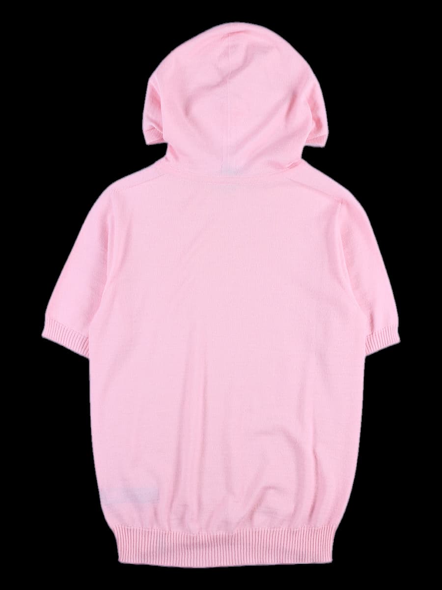 여성 후드 반팔티