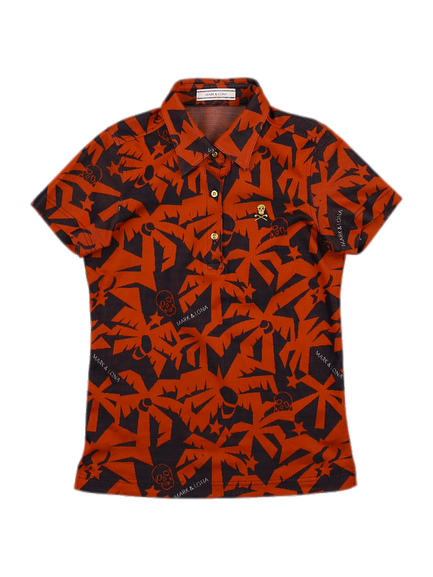 여성 반팔 카라 티