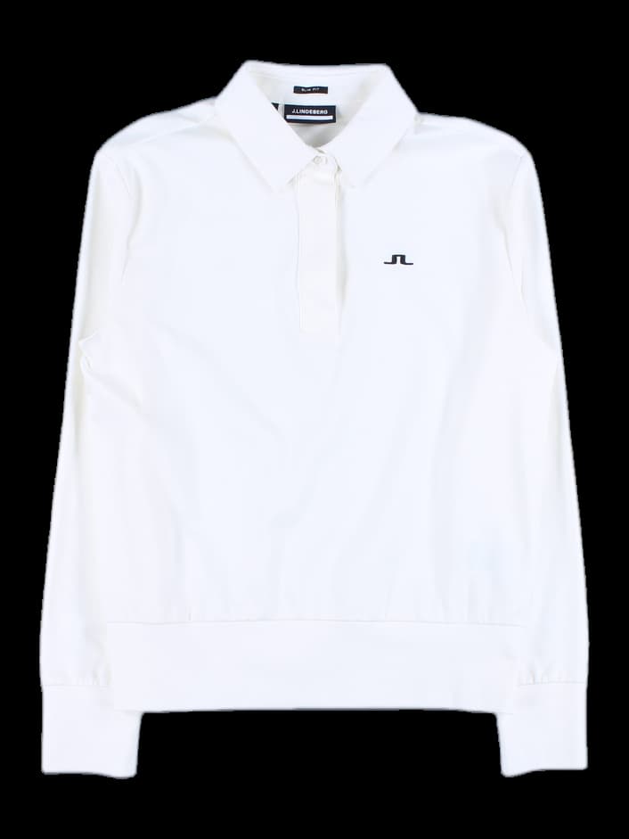 여성 긴팔 카라 티