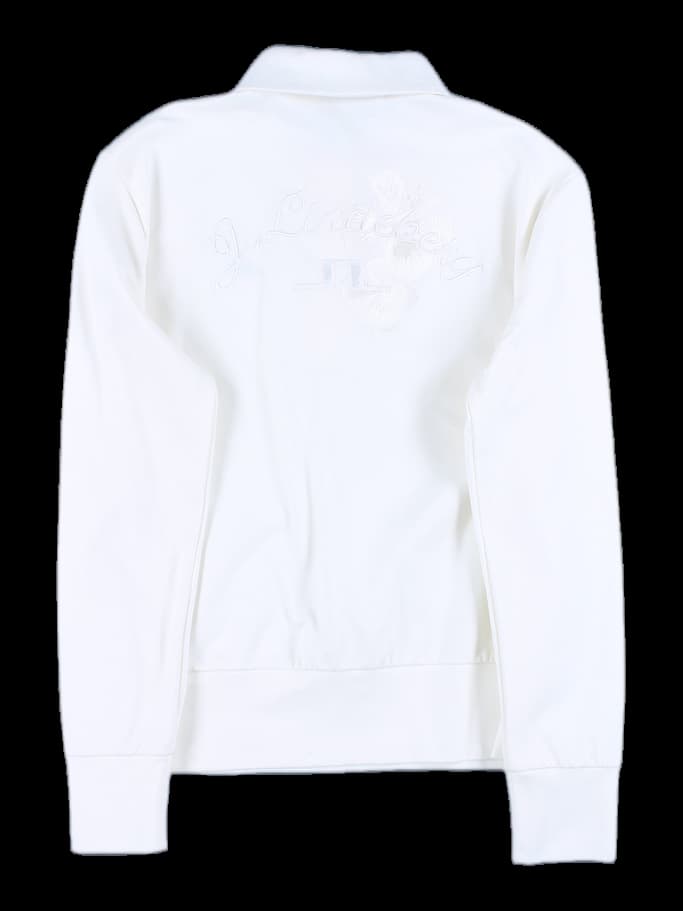 여성 긴팔 카라 티