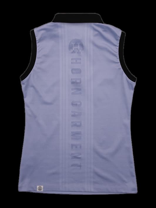 여성 민소매 카라 티