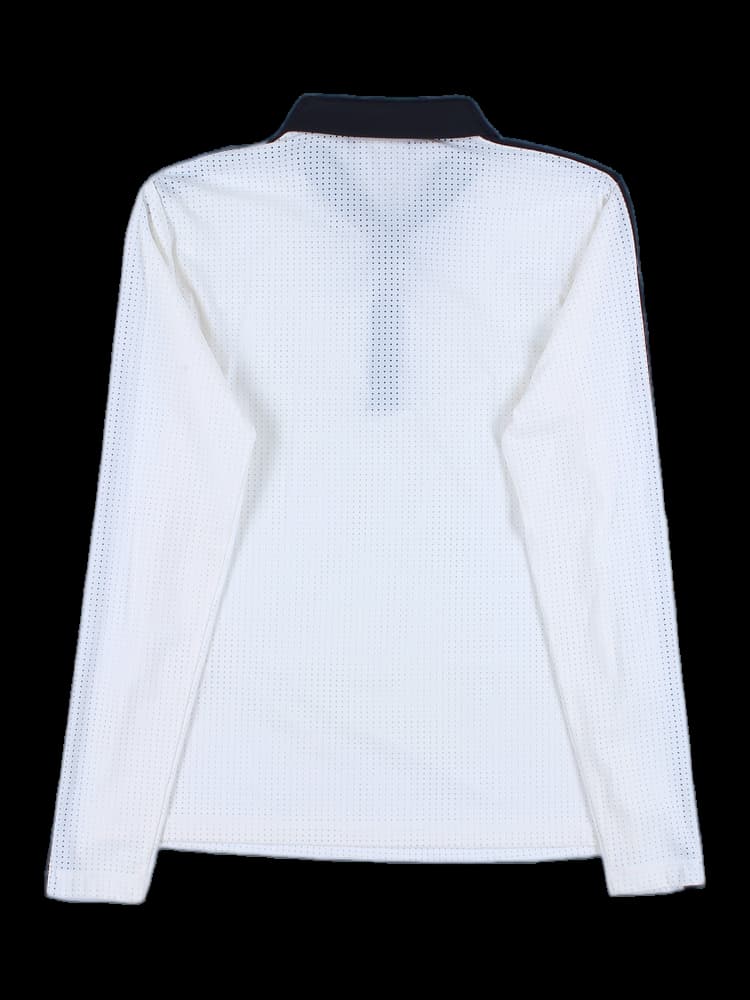 여성 긴팔 카라 티