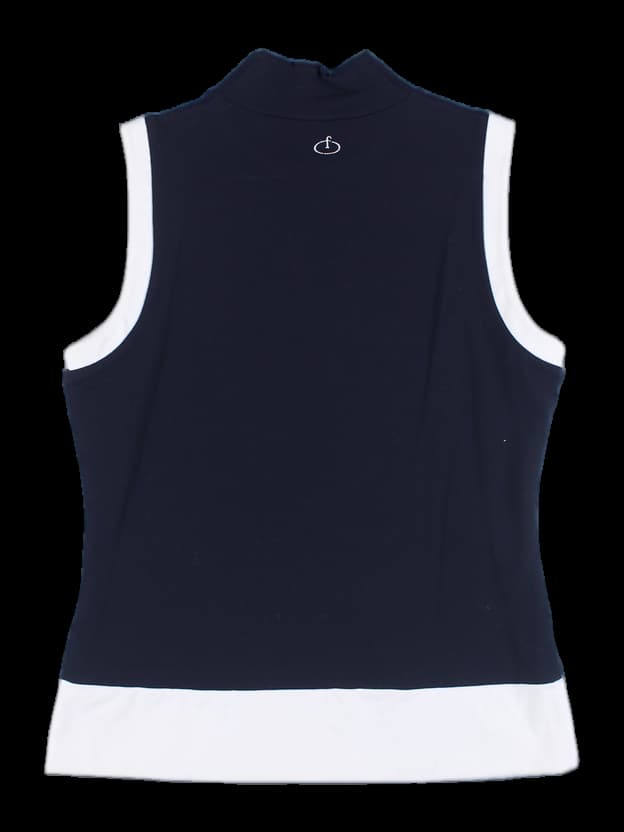 여성 반목 민소매 티