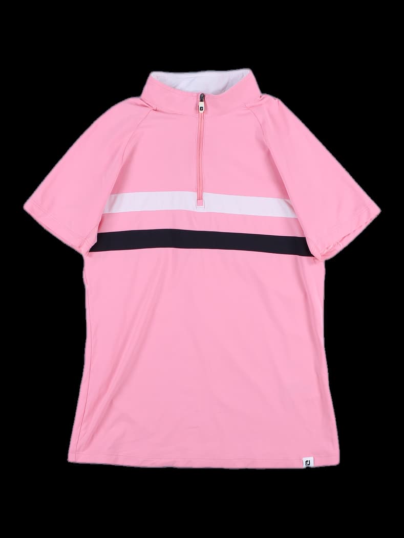 여성 반팔 카라티