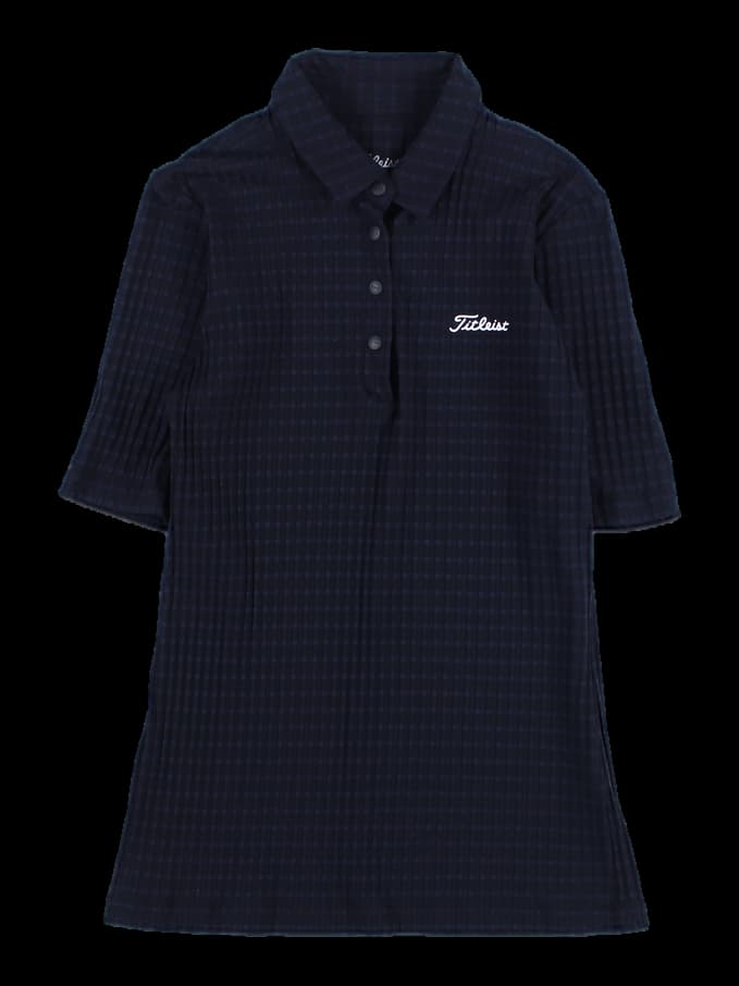 여성 반팔 카라 티