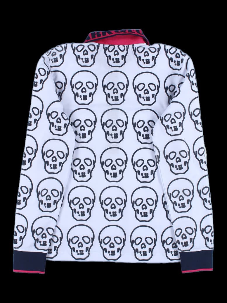 여성 카라 긴팔 티