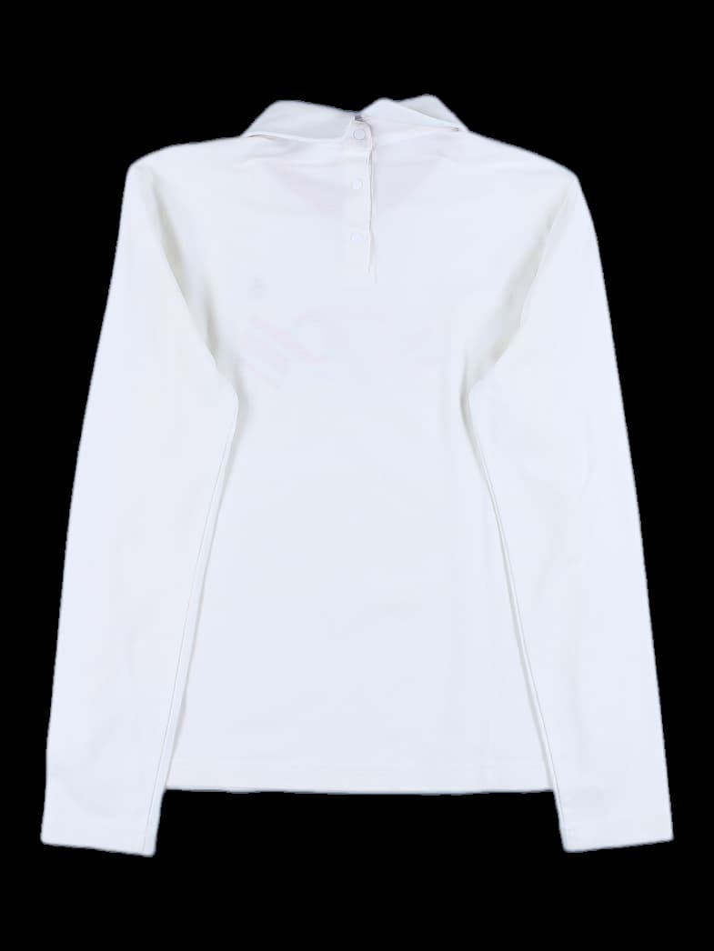 여성 긴팔 카라 티