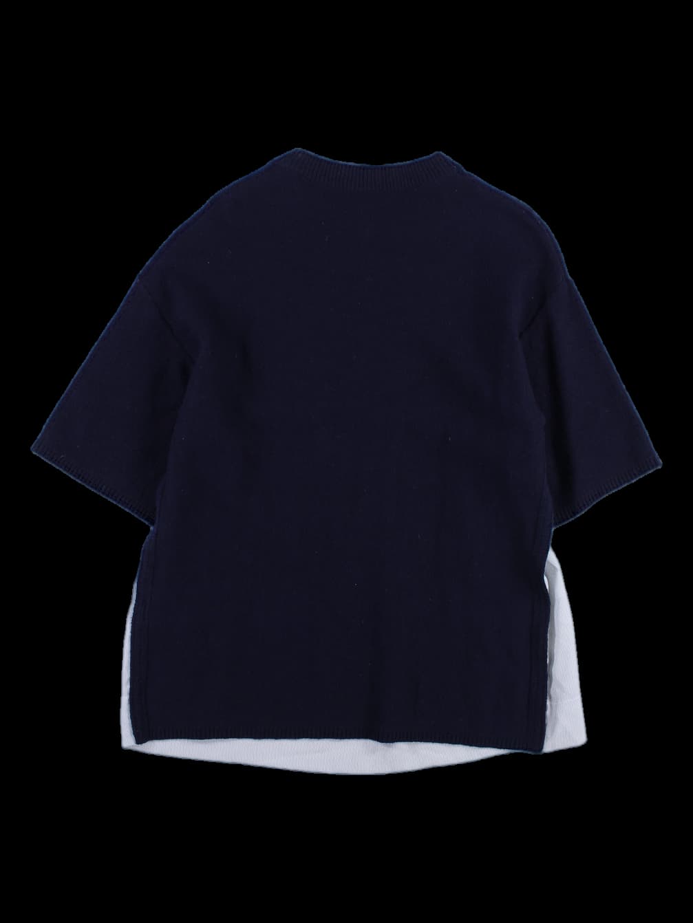 여성 니트 반팔 티