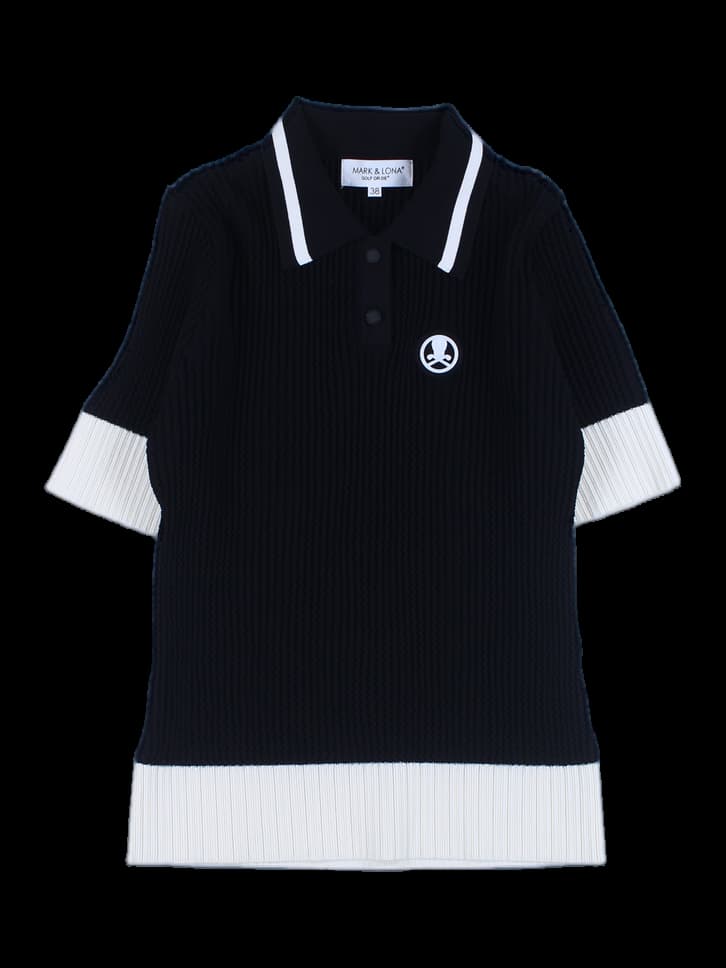 여성 반팔 카라티