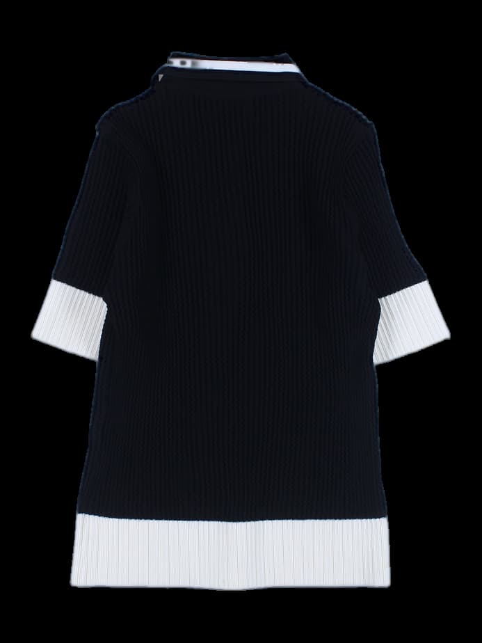 여성 반팔 카라티