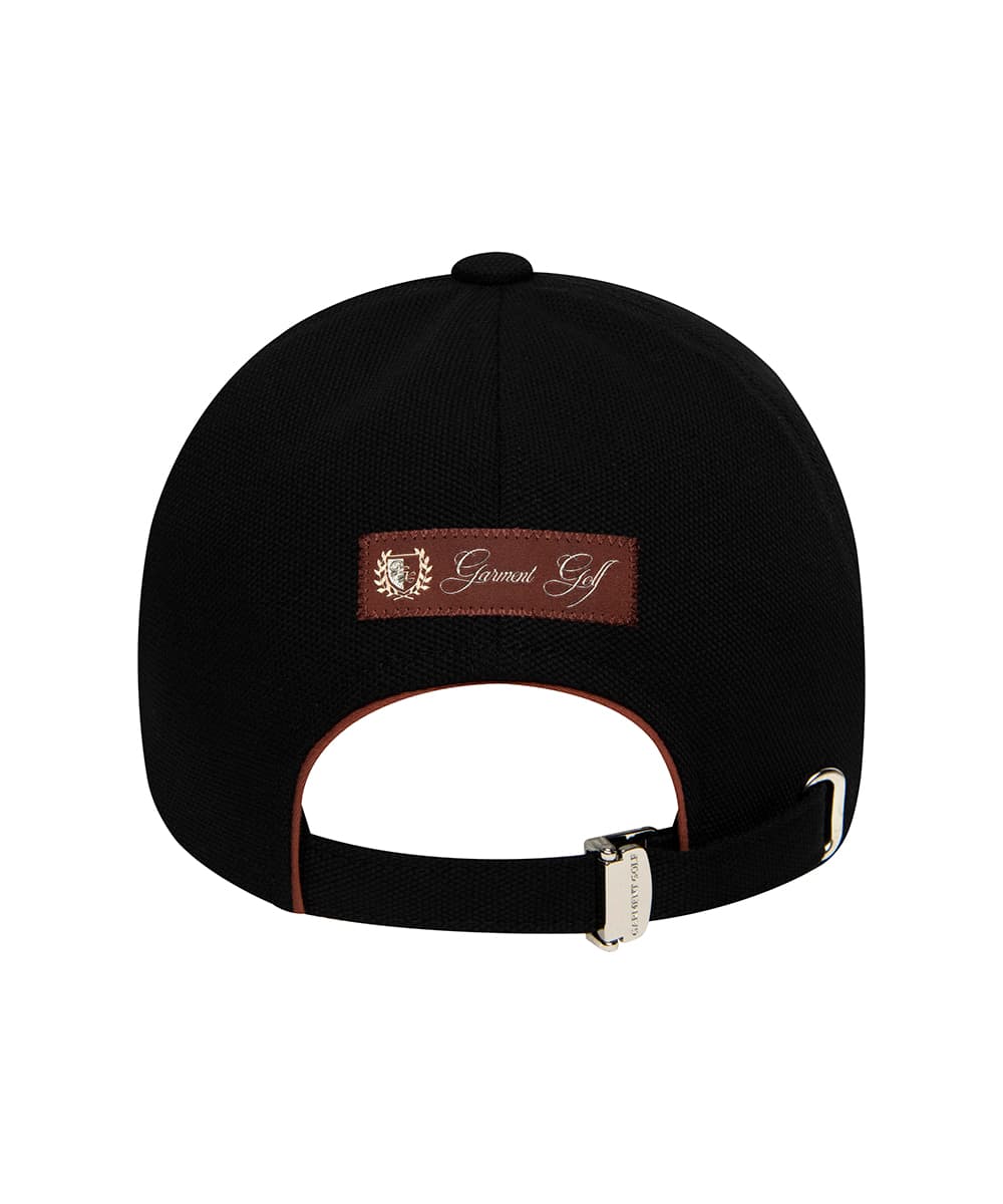 솔리드 파이핑 볼캡(BLACK)